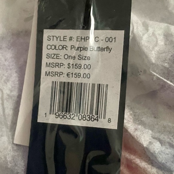 New- Ed Hardy butterfly clear tote bag -Handbag ❤️MSRP$159 - Picture 9 of 13